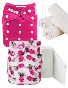 Pack Découverte couches lavables te1 insert et voiles de protection, optez pour le geste zero dechet