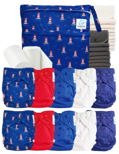 comment régler une couche lavable évolutive à la taille de bébé