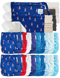 comment régler une couche lavable évolutive à la taille de bébé