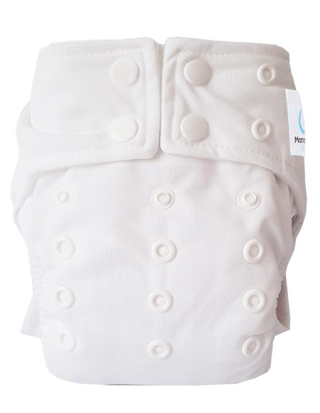 Couches lavables intégrales newborn évolutives tout en un avec insert en bambou et double goussets