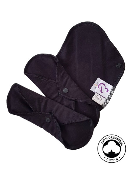 Set of 3 protes panties washable organic cotton flannel certified oeko tex standard 100 class 1