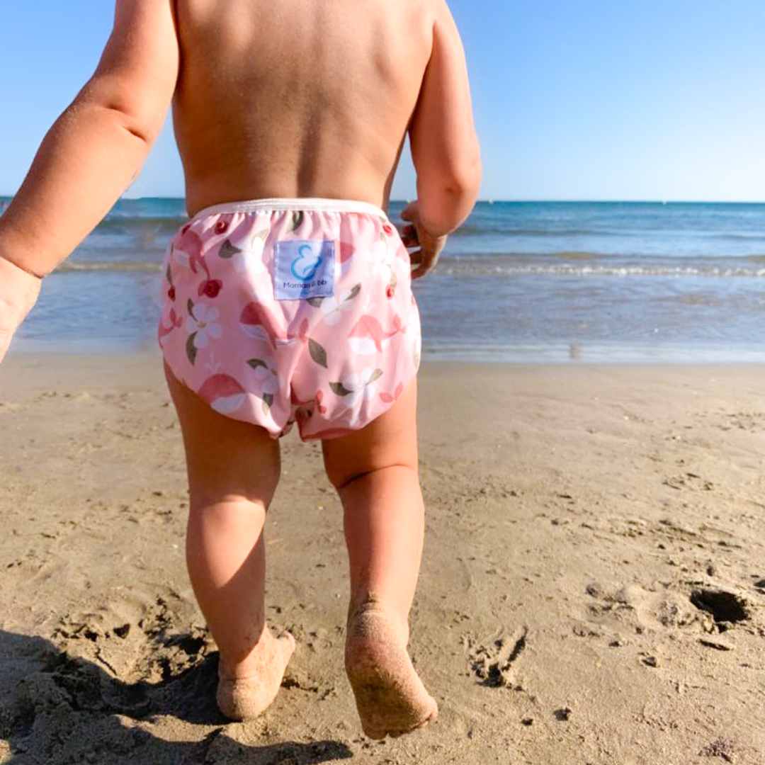 Couche De Bain Réutilisable PINK&BLUE - Écologique Et Ajustable