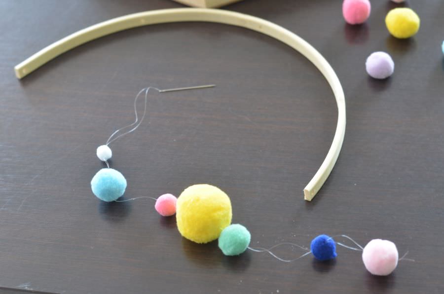 Guirlande pompons