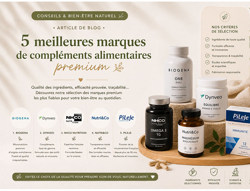 5 meilleures marques de compléments alimentaires premium pour les personnes soucieuses de leur bien-être en 2026