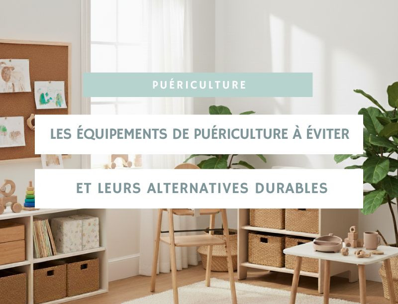 Les équipements de puériculture à éviter et leurs alternatives durables