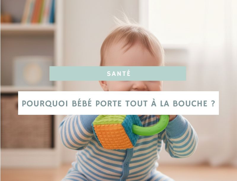 Pourquoi bébé porte-t-il tout à la bouche ? Explication de ce réflexe fondamental