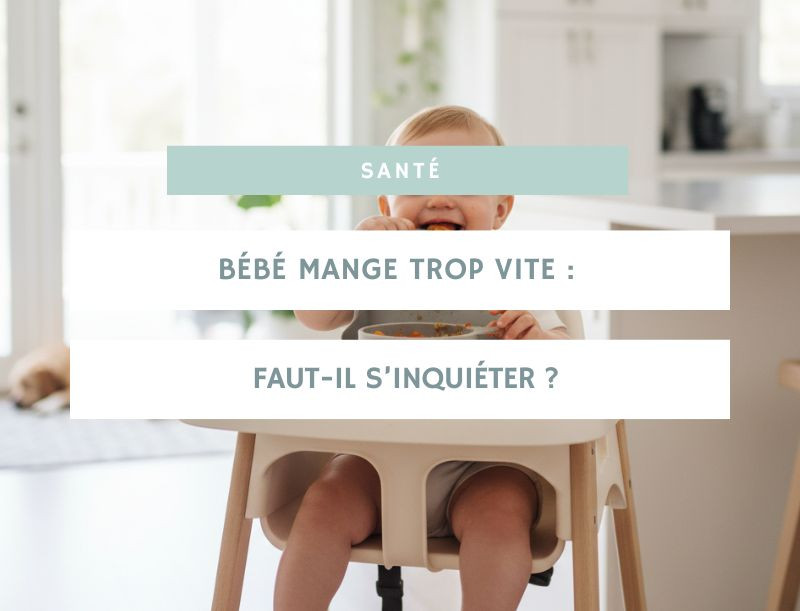 Bébé mange trop vite : faut-il s’inquiéter ?
