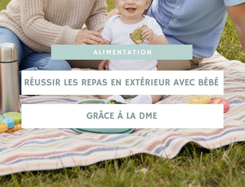Réussir les repas en extérieur avec bébé grâce à la diversification menée par l’enfant (DME)