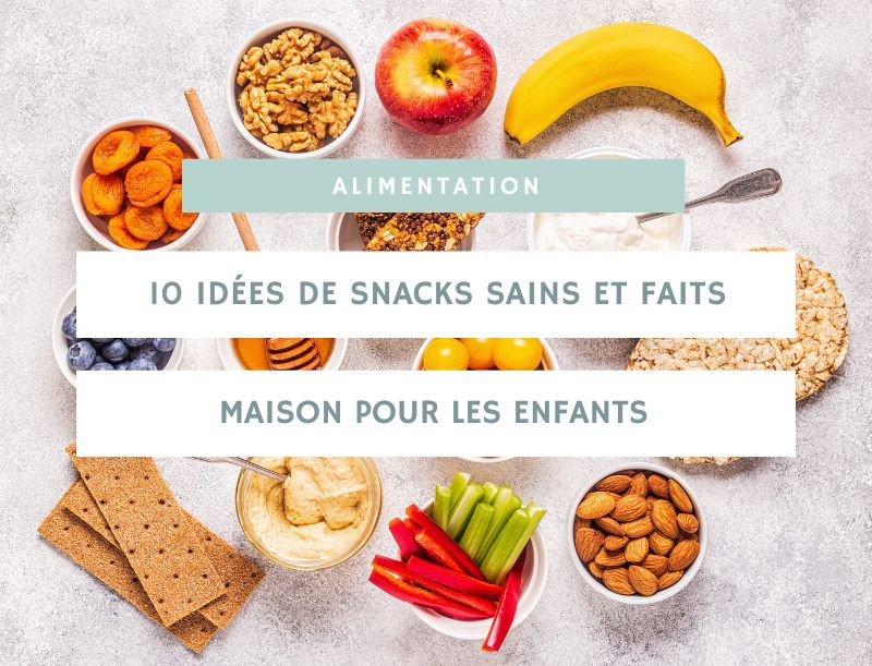 10 idées de snacks sains et faits maison pour les enfants