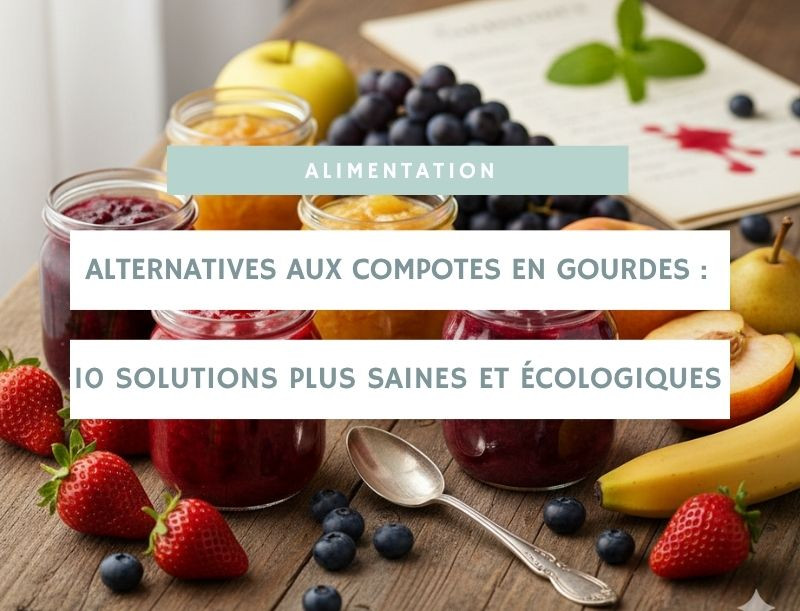 Alternatives aux compotes en gourdes : 10 solutions plus saines et écologiques pour vos enfants