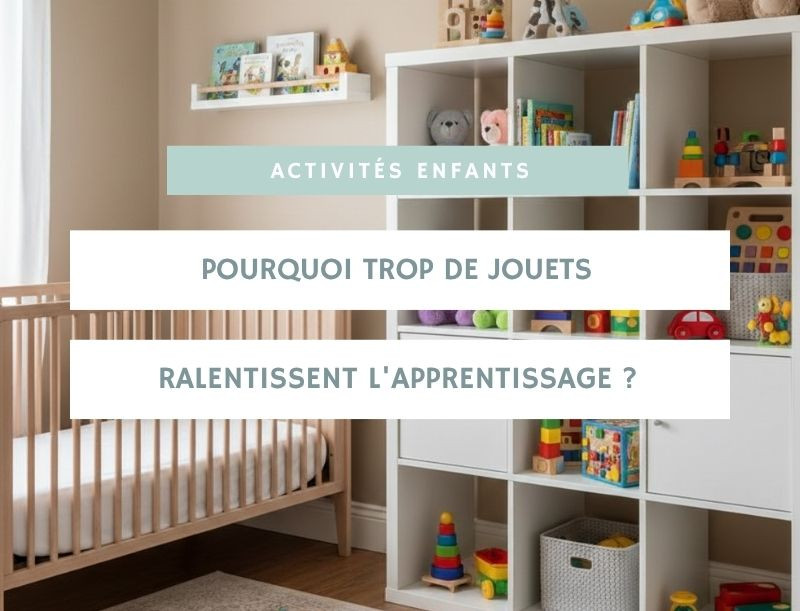 Pourquoi trop de jouets ralentissent l'apprentissage : Le paradoxe de l'abondance chez les enfants