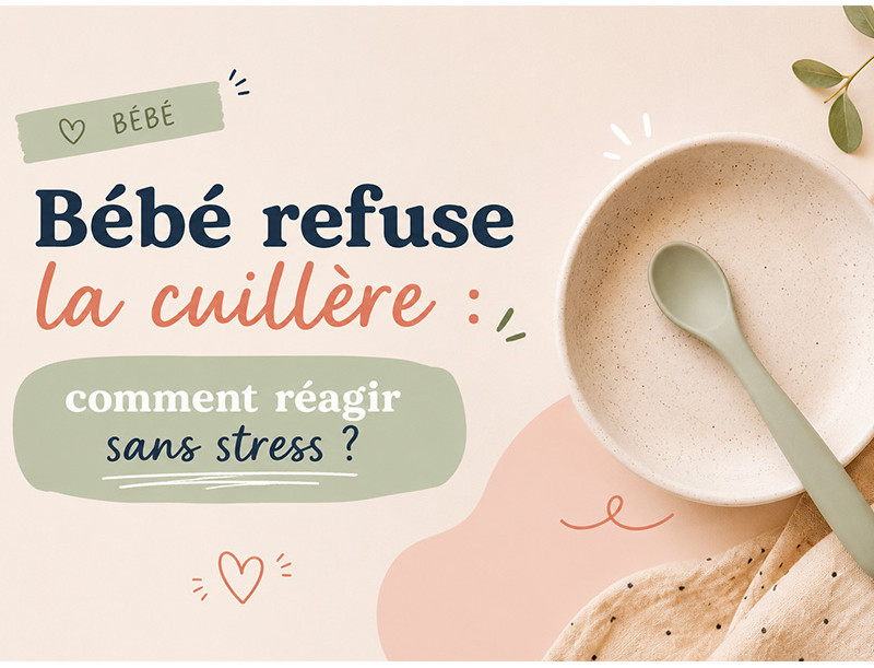 Bebé rechaza la cuchara: ¿Cómo reaccionar sin estrés?